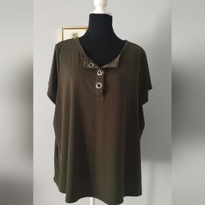 89th & Madison Brown Blouse
